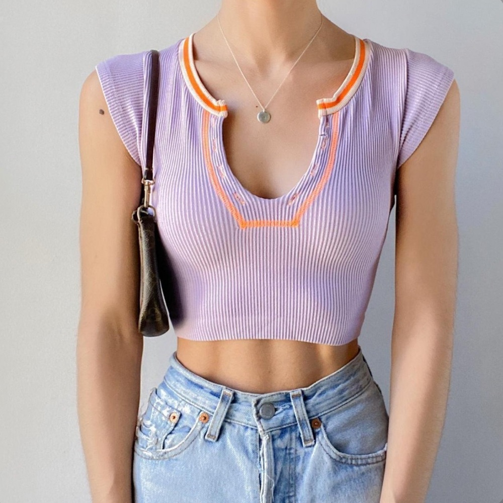 Urban Outfitters Purple Crop Top
